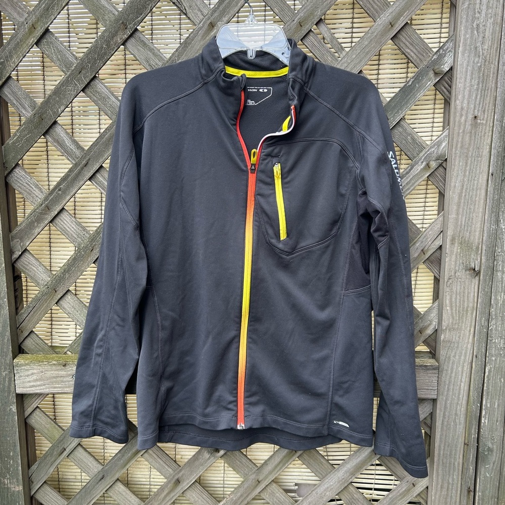 Salomon Women’s Acti Therm Zip Up Athletic Top size L Large